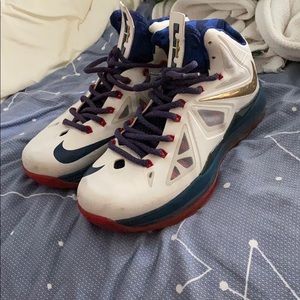 Nike lebron 10 “gold medal “